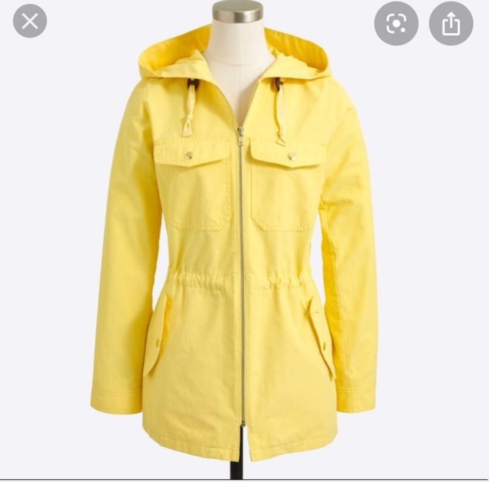 J. Crew yellow jacket